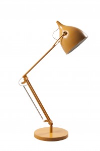 Reader desk lamp matt yellow